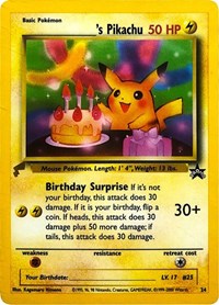 Pikachu (24) (Birthday) [Pikachu World Collection Promos] | Enigma On Main