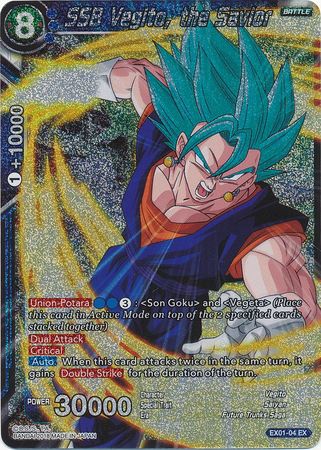 SSB Vegito, the Savior (Foil) (EX01-04) [Mighty Heroes] | Enigma On Main