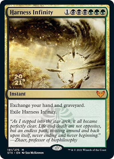 Harness Infinity [Strixhaven: School of Mages Prerelease Promos] | Enigma On Main