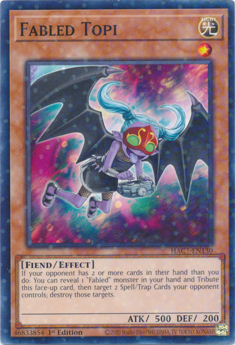 Fabled Topi (Duel Terminal) [HAC1-EN130] Common | Enigma On Main