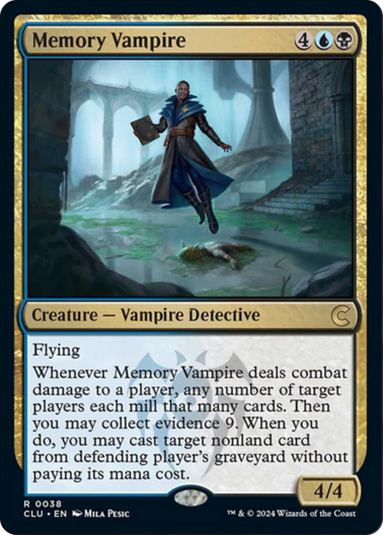 Memory Vampire [Ravnica: Clue Edition] | Enigma On Main