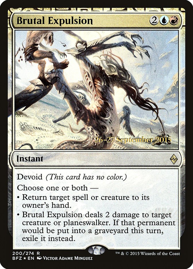 Brutal Expulsion  [Battle for Zendikar Prerelease Promos] | Enigma On Main