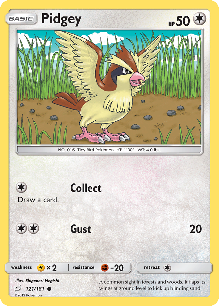 Pidgey (121/181) [Sun & Moon: Team Up] | Enigma On Main