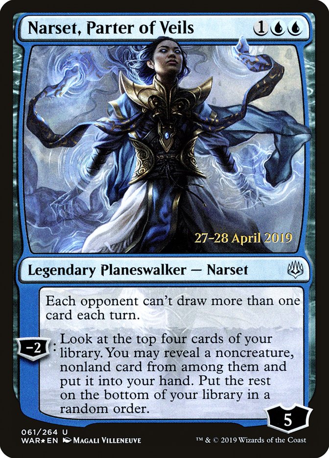 Narset, Parter of Veils  [War of the Spark Prerelease Promos] | Enigma On Main