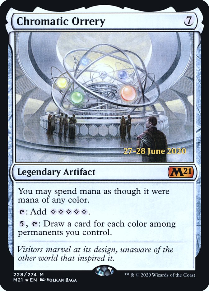 Chromatic Orrery  [Core Set 2021 Prerelease Promos] | Enigma On Main