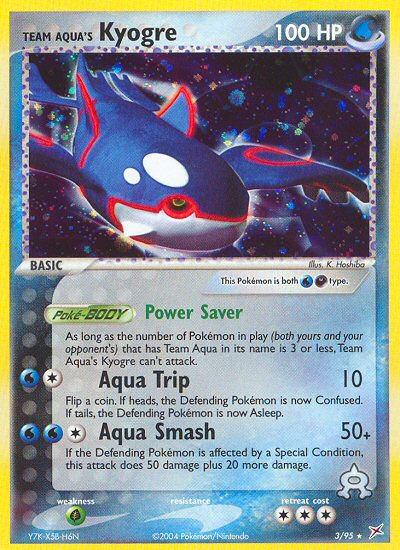 Team Aqua's Kyogre (3/95) [EX: Team Magma vs Team Aqua] | Enigma On Main