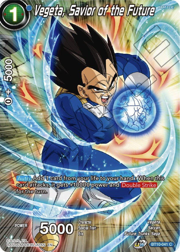 Vegeta, Savior of the Future (BT10-041) [Theme Selection: History of Vegeta] | Enigma On Main