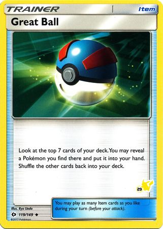 Great Ball (119/149) (Pikachu Stamp #29) [Battle Academy 2020] | Enigma On Main