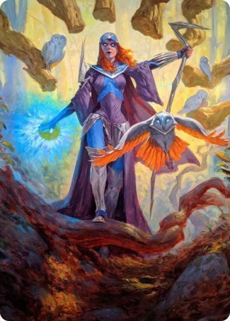 Kasmina, Enigma Sage Art Card [Strixhaven: School of Mages Art Series] | Enigma On Main