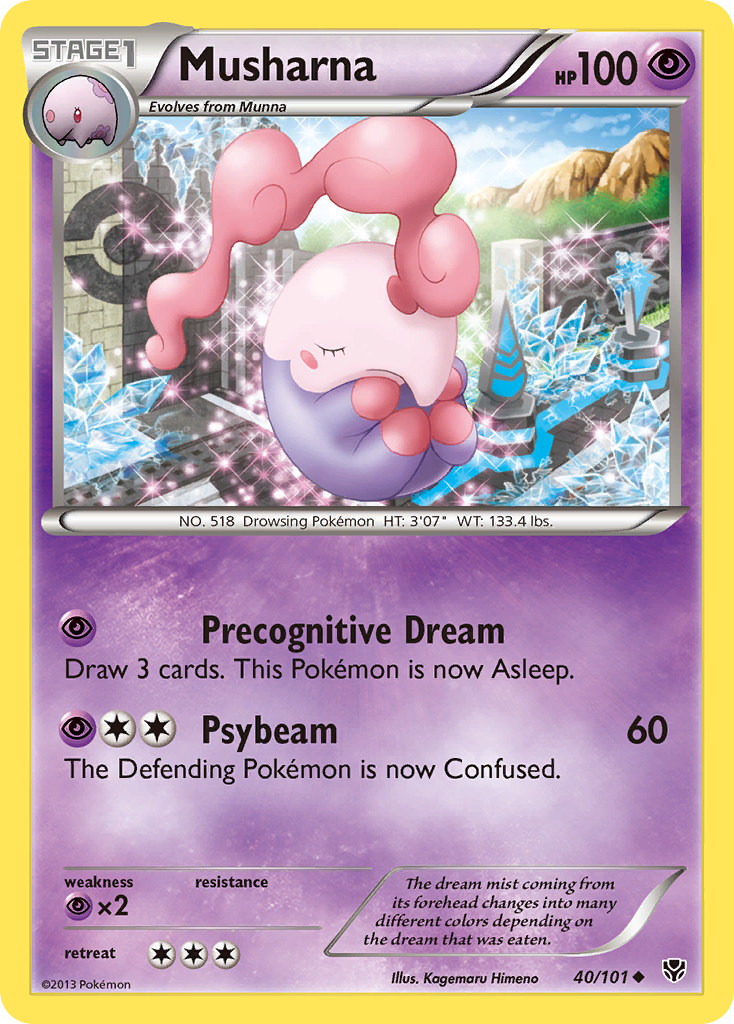 Musharna (40/101) [Black & White: Plasma Blast] | Enigma On Main