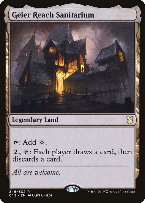 Geier Reach Sanitarium [Commander 2019] | Enigma On Main