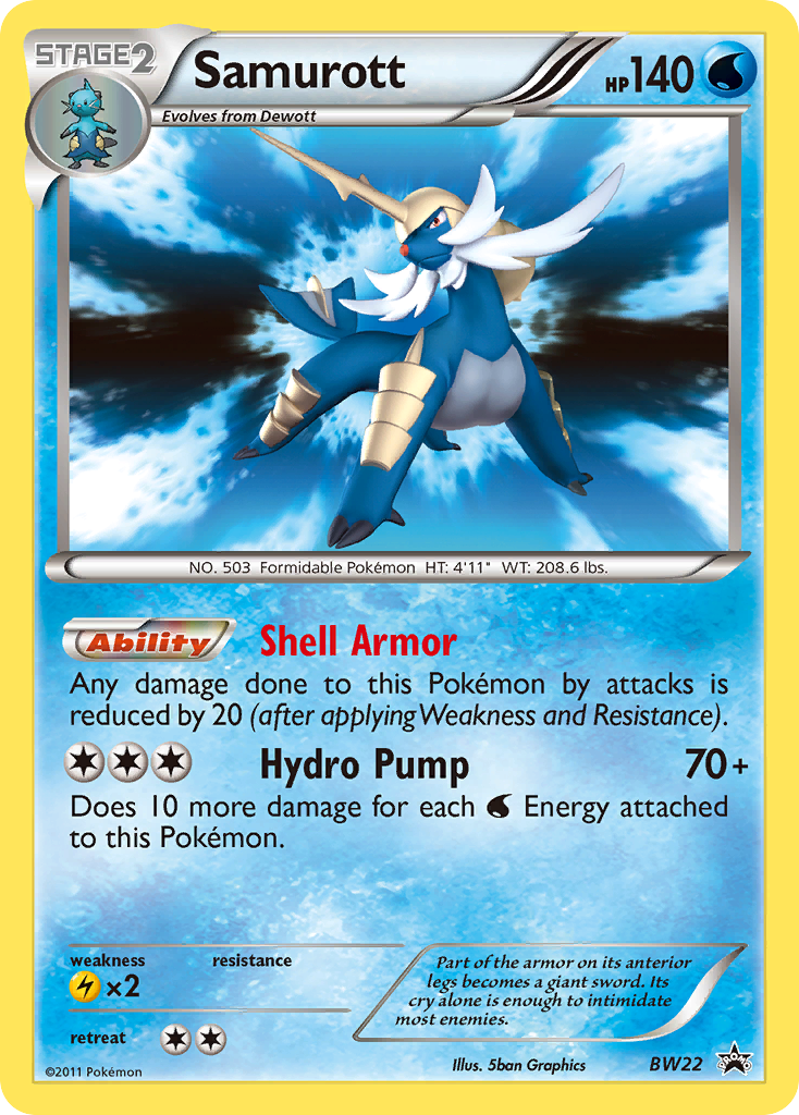 Samurott (BW22) [Black & White: Black Star Promos] | Enigma On Main