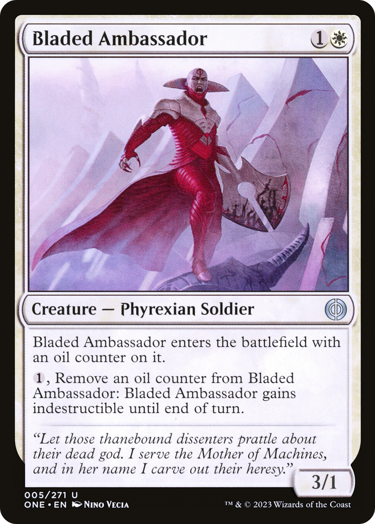 Bladed Ambassador [Phyrexia: All Will Be One] | Enigma On Main