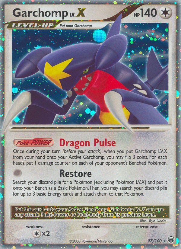 Garchomp LV.X (97/100) [Diamond & Pearl: Majestic Dawn] | Enigma On Main