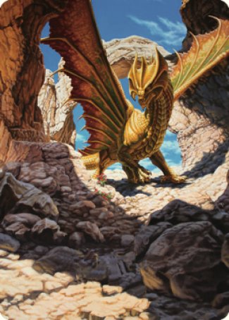 Ancient Brass Dragon Art Card (02) [Commander Legends: Battle for Baldur's Gate Art Series] | Enigma On Main