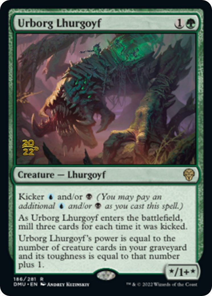 Urborg Lhurgoyf [Dominaria United Prerelease Promos] | Enigma On Main