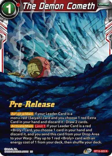 The Demon Cometh (BT15-023) [Saiyan Showdown Prerelease Promos] | Enigma On Main