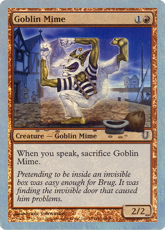 Goblin Mime (Alternate Foil) [Unhinged] | Enigma On Main