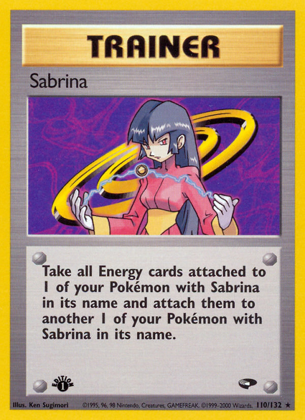 Sabrina (110/132) [Gym Challenge 1st Edition] | Enigma On Main