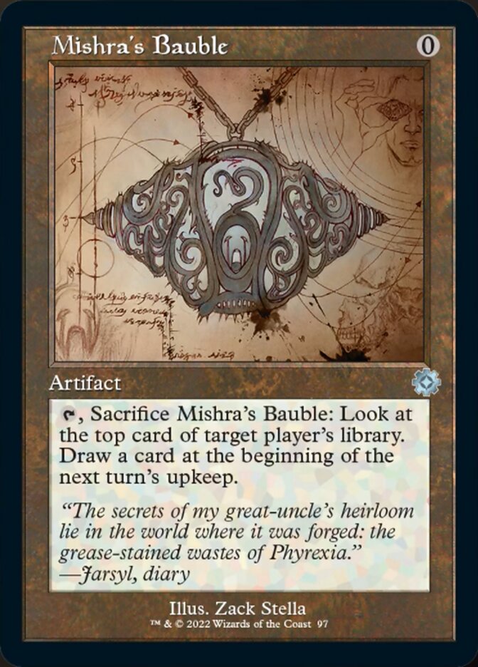 Mishra's Bauble (Retro Schematic) [The Brothers' War Retro Artifacts] | Enigma On Main