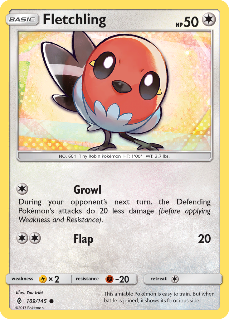 Fletchling (109/145) [Sun & Moon: Guardians Rising] | Enigma On Main