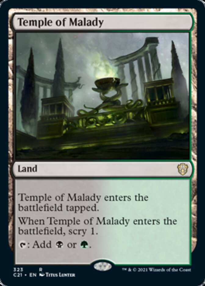 Temple of Malady [Commander 2021] | Enigma On Main