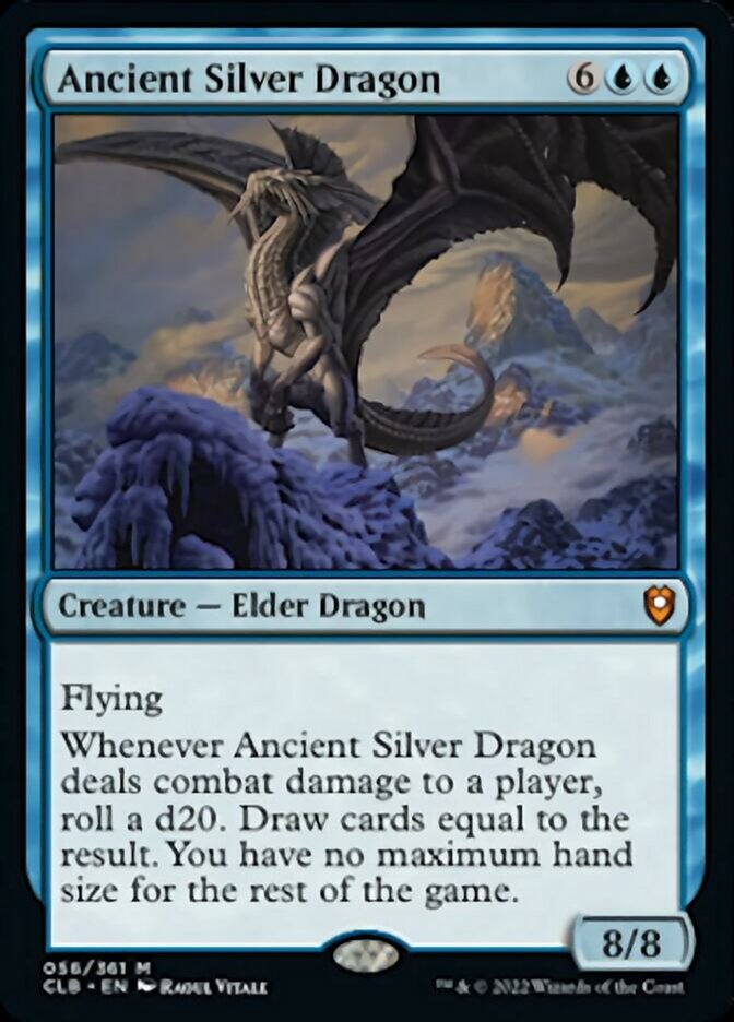 Ancient Silver Dragon [Commander Legends: Battle for Baldur's Gate] | Enigma On Main