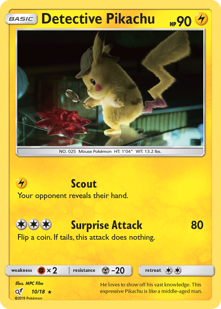 Detective Pikachu (10/18) [Sun & Moon: Detective Pikachu] | Enigma On Main