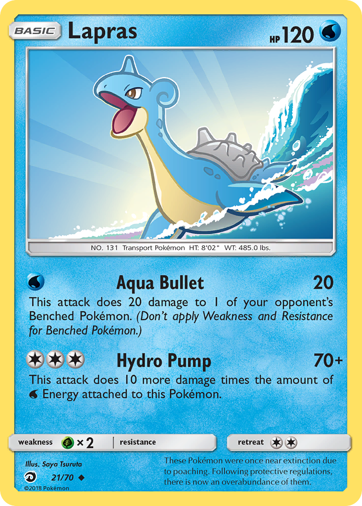 Lapras (21/70) [Sun & Moon: Dragon Majesty] | Enigma On Main