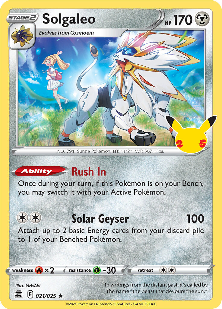 Solgaleo (021/025) [Celebrations: 25th Anniversary] | Enigma On Main