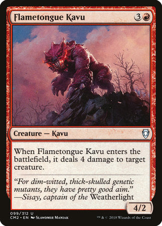 Flametongue Kavu [Commander Anthology Volume II] | Enigma On Main