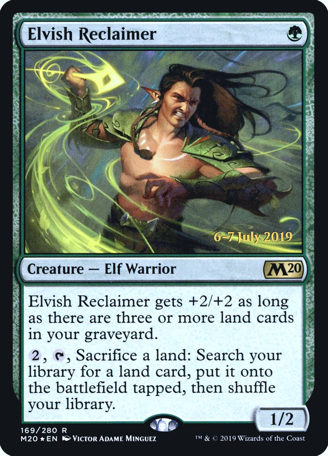 Elvish Reclaimer  [Core Set 2020 Prerelease Promos] | Enigma On Main