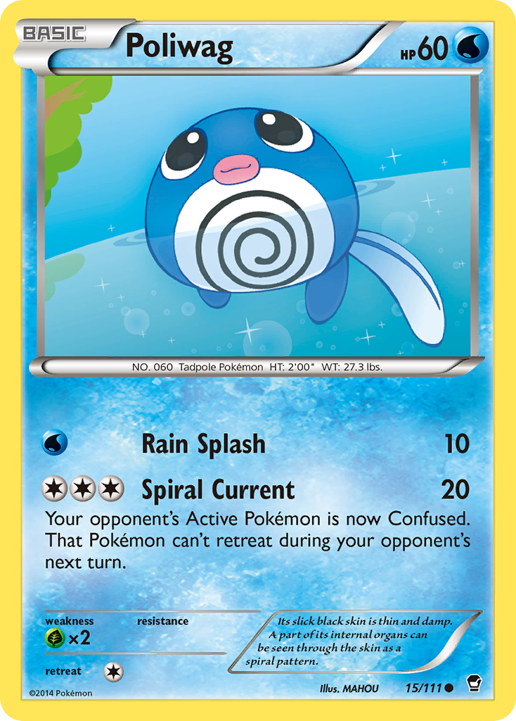 Poliwag (15/111) [XY: Furious Fists] | Enigma On Main