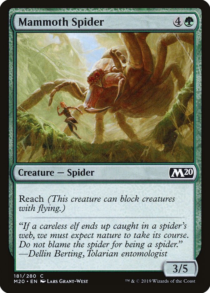 Mammoth Spider [Core Set 2020] | Enigma On Main