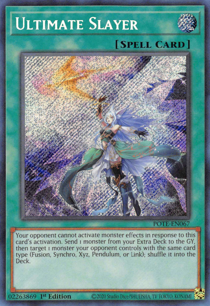 Ultimate Slayer [POTE-EN067] Secret Rare | Enigma On Main