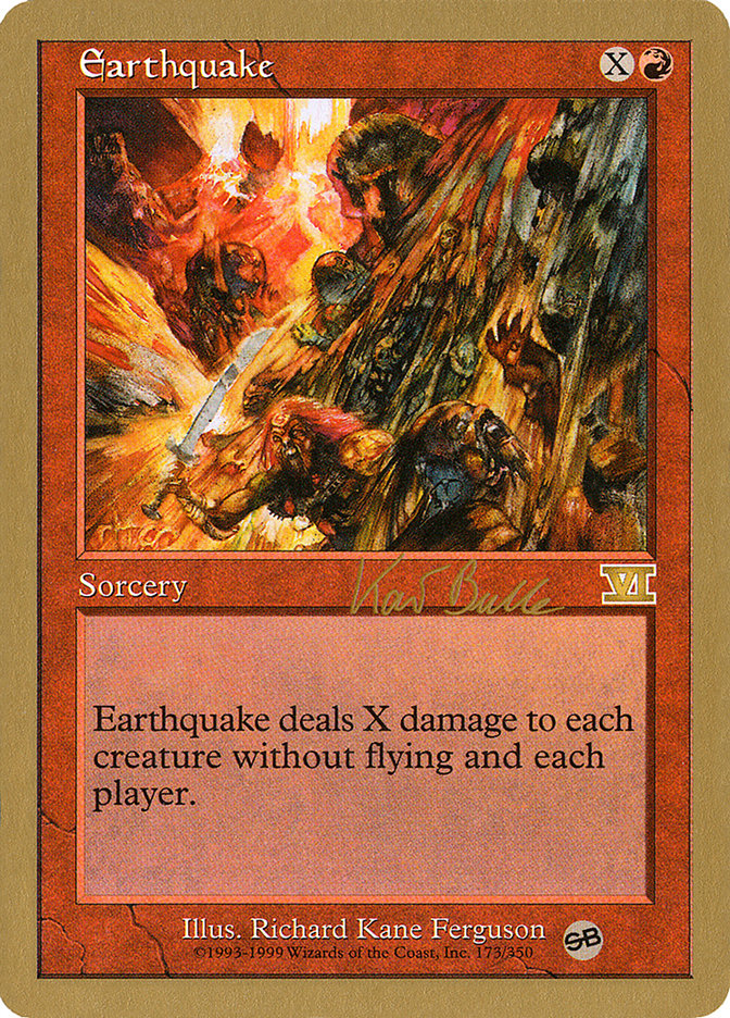 Earthquake (Kai Budde) (SB) [World Championship Decks 1999] | Enigma On Main