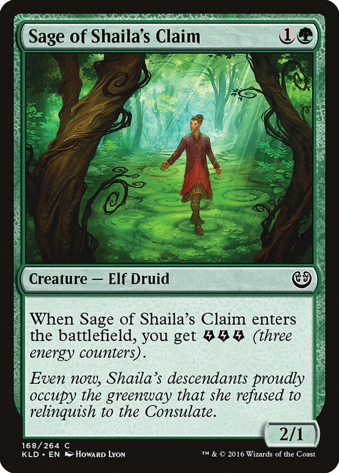 Sage of Shaila's Claim [Kaladesh] | Enigma On Main