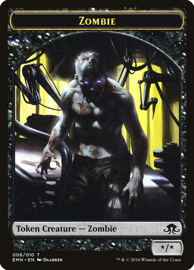 Zombie (006/010) [Eldritch Moon Tokens] | Enigma On Main