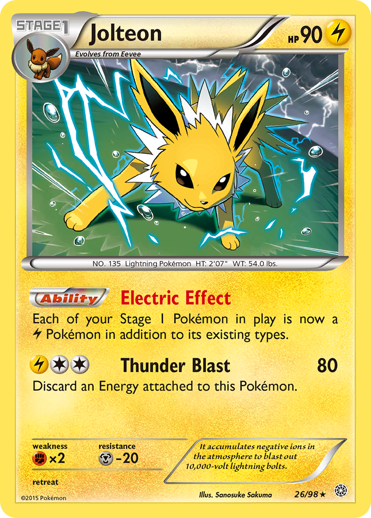 Jolteon (26/98) [XY: Ancient Origins] | Enigma On Main