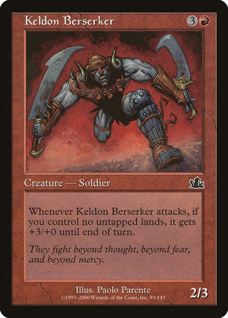 Keldon Berserker [Prophecy] | Enigma On Main