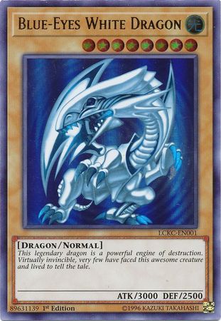 Blue-Eyes White Dragon (Version 2) [LCKC-EN001] Ultra Rare | Enigma On Main