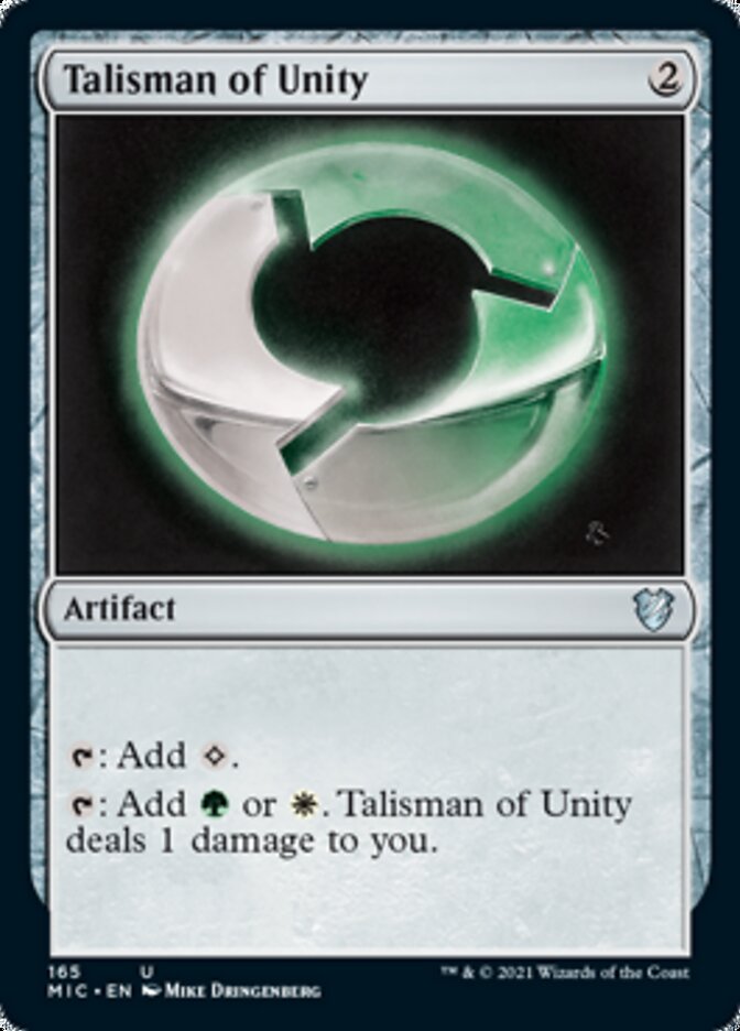 Talisman of Unity [Innistrad: Midnight Hunt Commander] | Enigma On Main