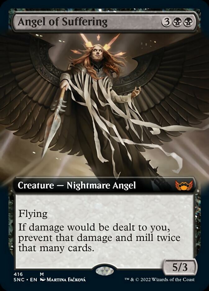 Angel of Suffering (Extended Art) [Streets of New Capenna] | Enigma On Main