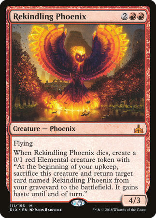 Rekindling Phoenix [Rivals of Ixalan] | Enigma On Main