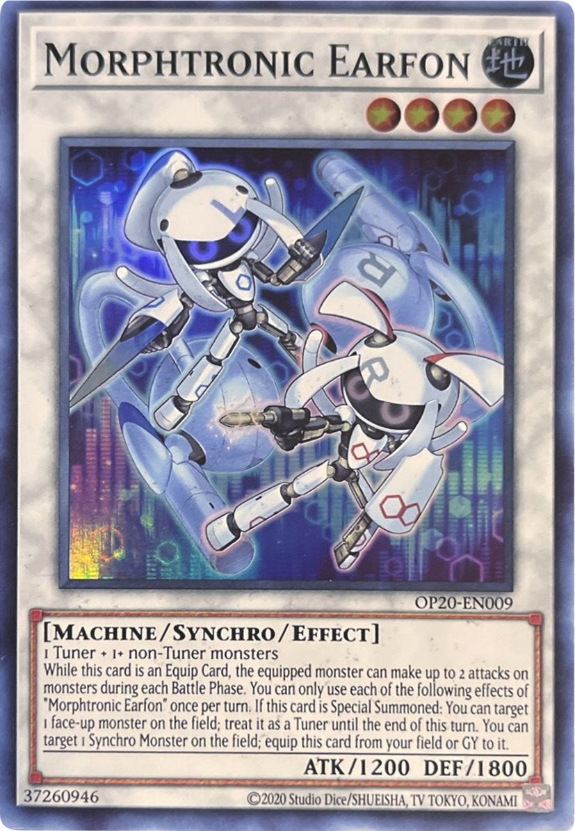 Morphtronic Earfon [OP20-EN009] Super Rare | Enigma On Main