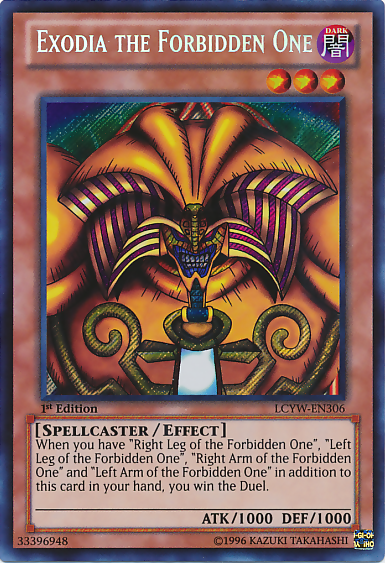 Exodia the Forbidden One [LCYW-EN306] Secret Rare | Enigma On Main