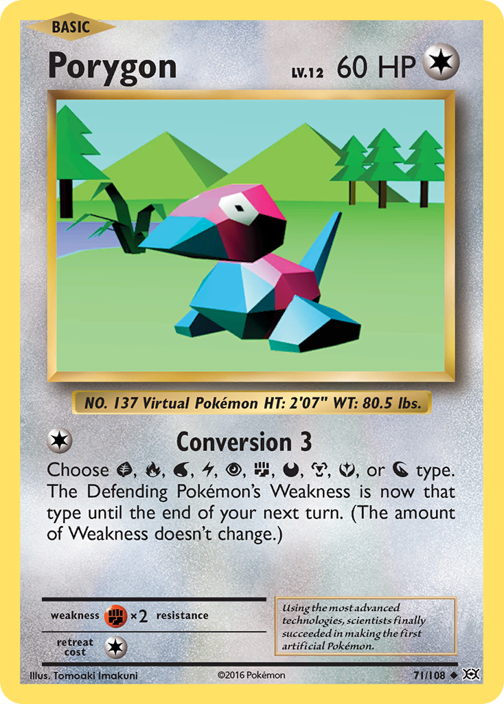 Porygon (71/108) [XY: Evolutions] | Enigma On Main