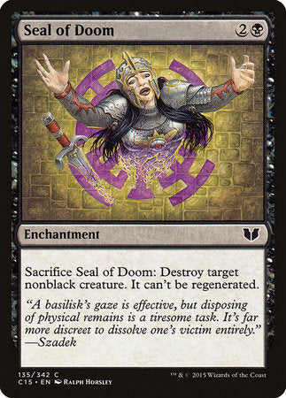 Seal of Doom [Commander 2015] | Enigma On Main