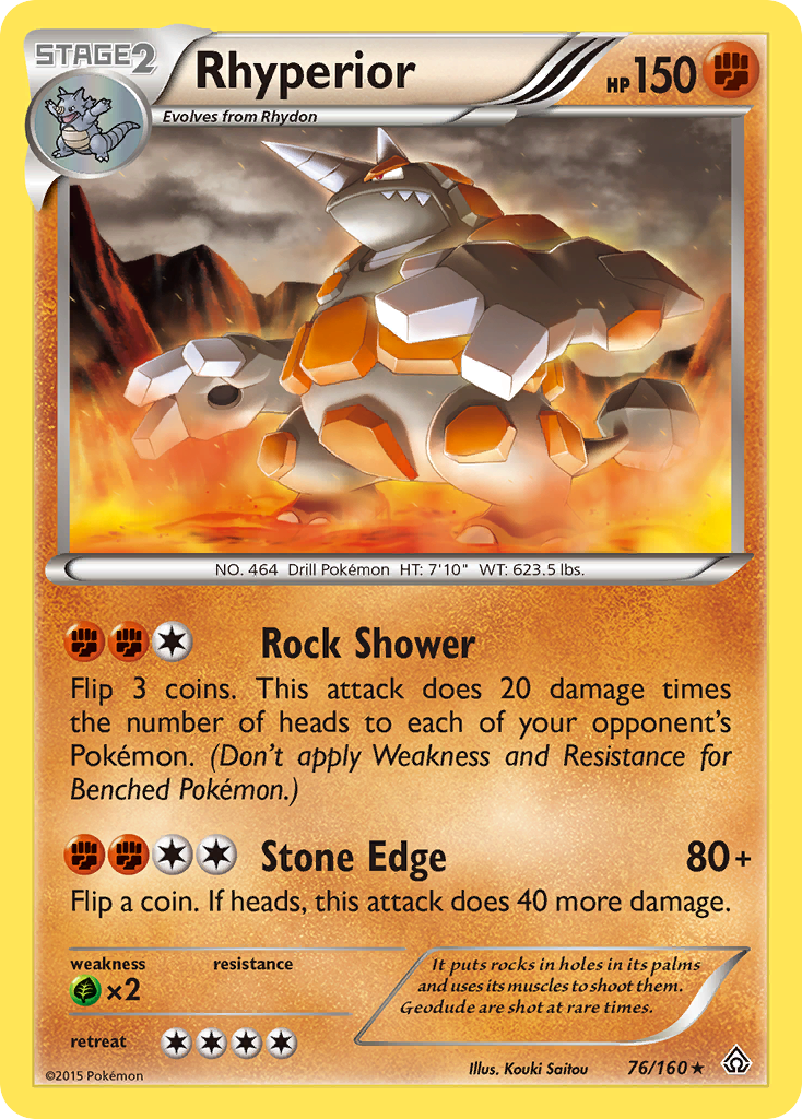 Rhyperior (76/160) [XY: Primal Clash] | Enigma On Main