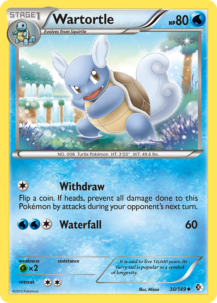 Wartortle (30/149) [Black & White: Boundaries Crossed] | Enigma On Main